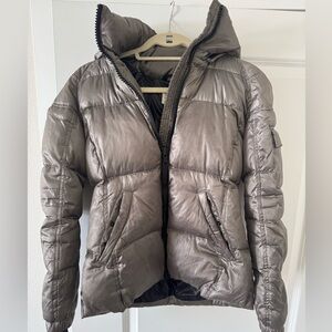 S13 Charcoal Grey Down Puffer